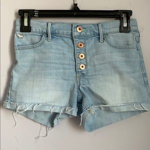 abercrombie kids jean shorts